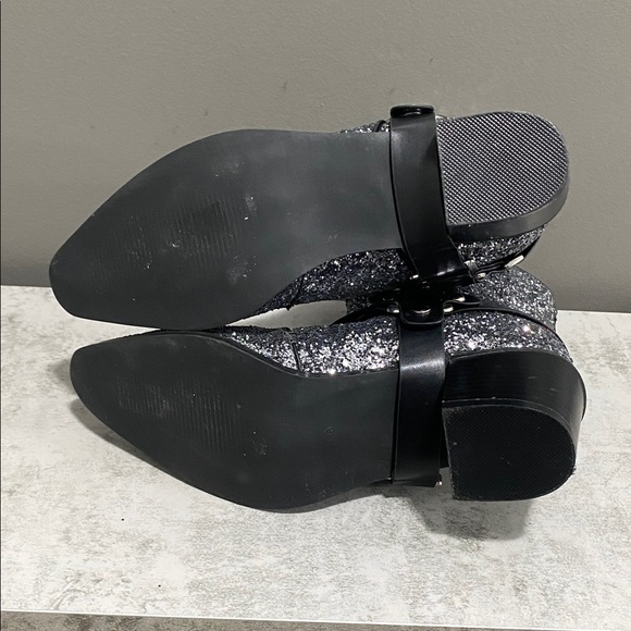 Cape Robbin Black Textured Rhinestone Cowboy Boots Size 8.5 - Picture 12 of 16